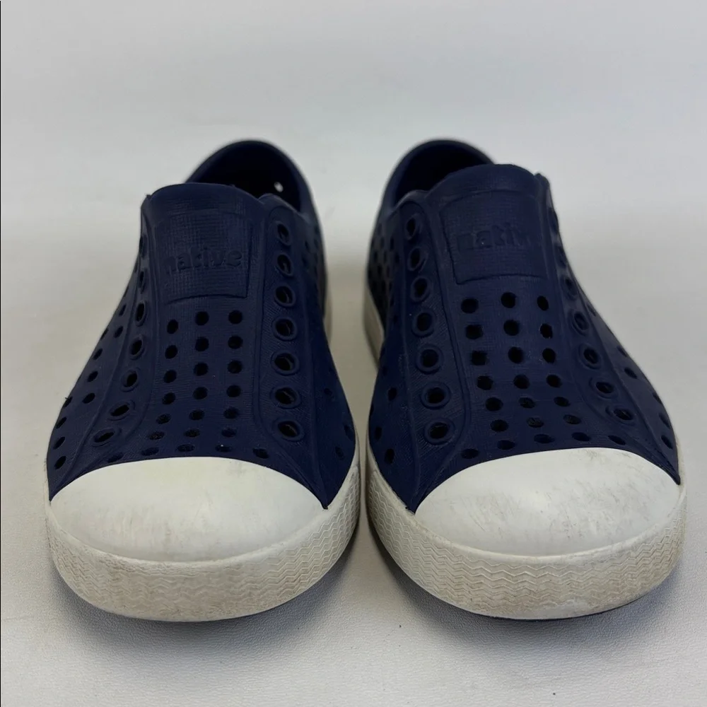 NATIVE Jefferson Waterproof Navy Blue SlipOn Shoes Size C8